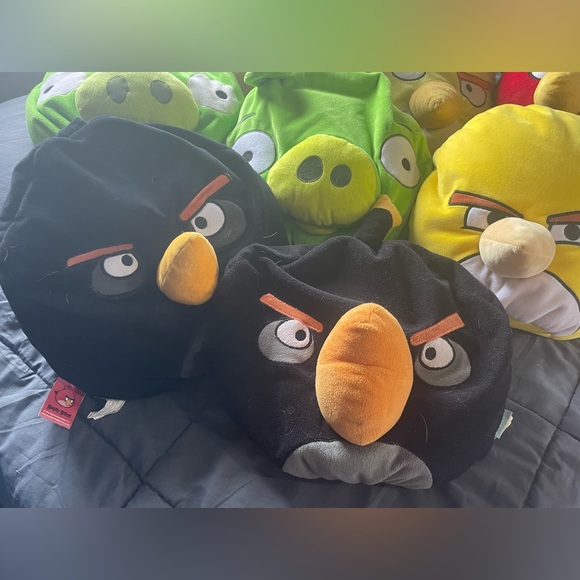 Lot of 10 big Angry Bird plush toys. Stuffed animals official angry birds merch - Picture 5 of 16